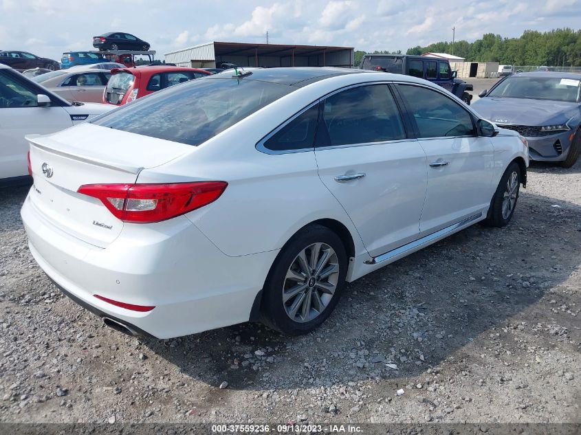 2016 HYUNDAI SONATA 2.4L LIMITED - 5NPE34AF9GH285771