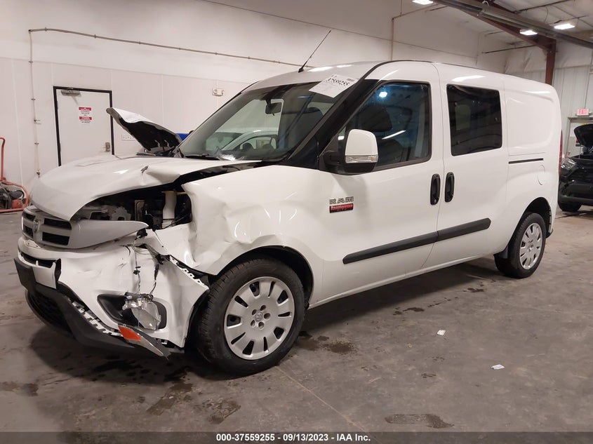 VIN ZFBERFBB7H6G66851 2017 RAM PROMASTER CITY CARGO VAN TRADESMAN SLT