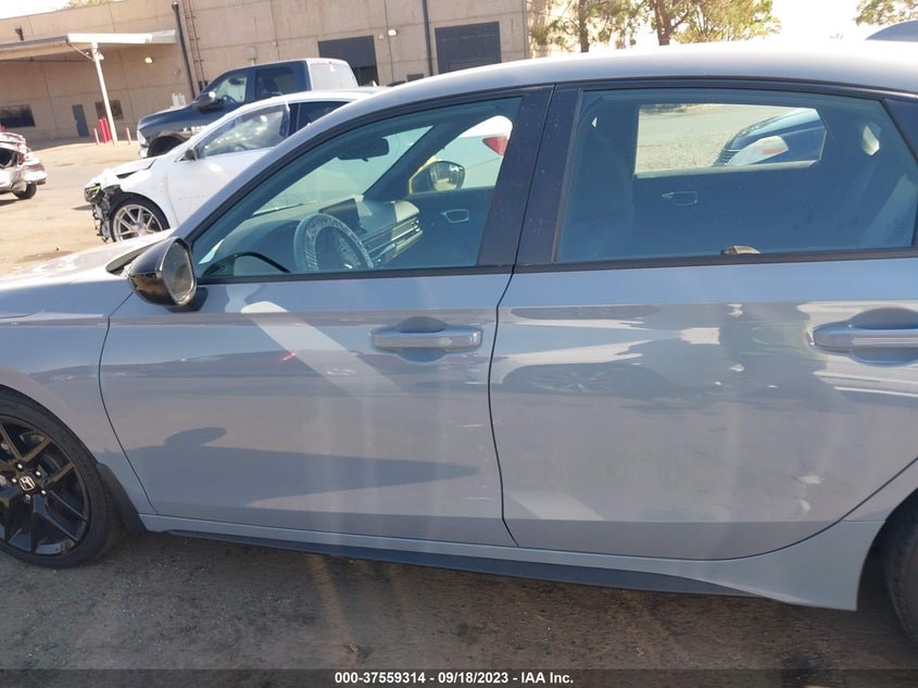 VIN 19XFL2H89NE013156 2022 HONDA CIVIC HATCHBACK SPORT