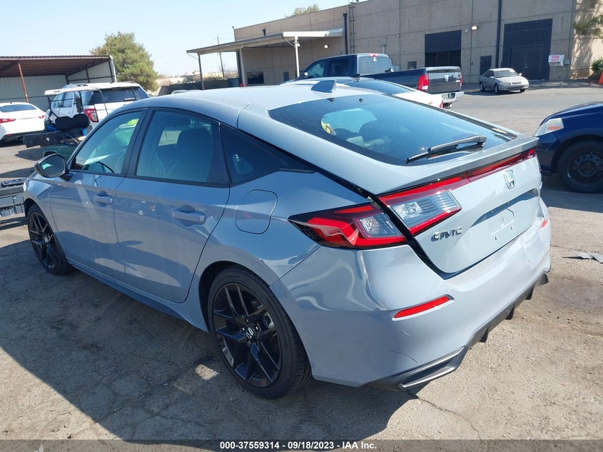 VIN 19XFL2H89NE013156 2022 HONDA CIVIC HATCHBACK SPORT