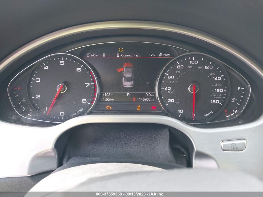 2013 AUDI A8 3.0L WAUAGAFDXDN027888