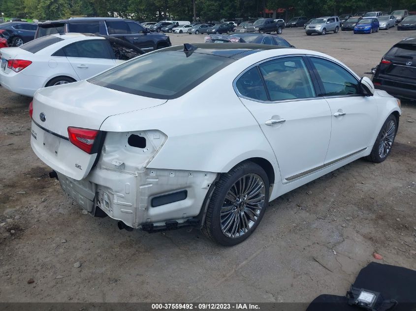 2014 KIA CADENZA LIMITED KNALN4D77E5142219