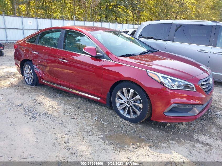 2016 HYUNDAI SONATA 2.4L SPORT - 5NPE34AF7GH305242