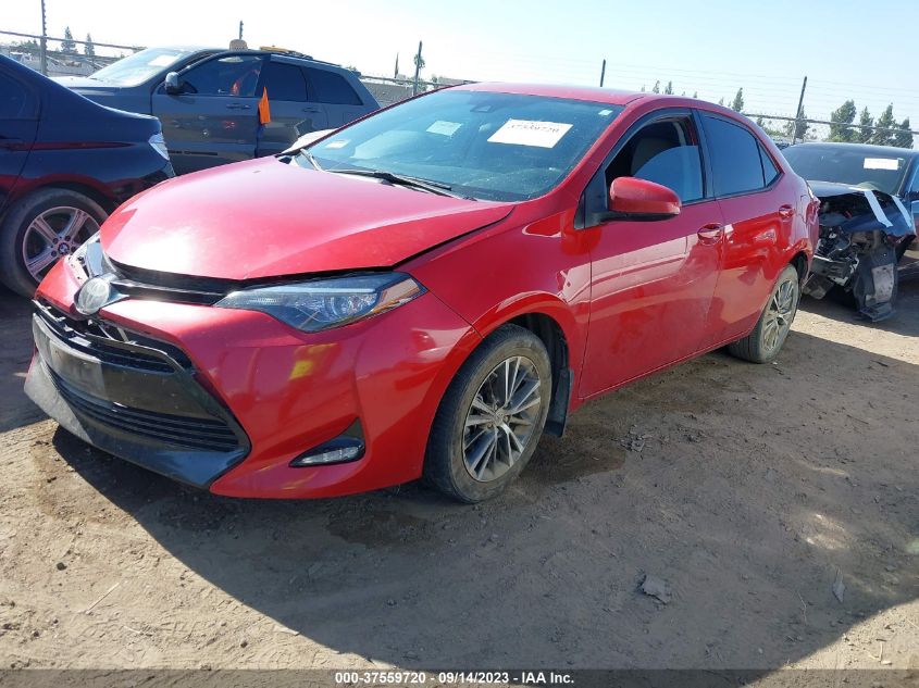 2017 TOYOTA COROLLA LE - 2T1BURHEXHC843397