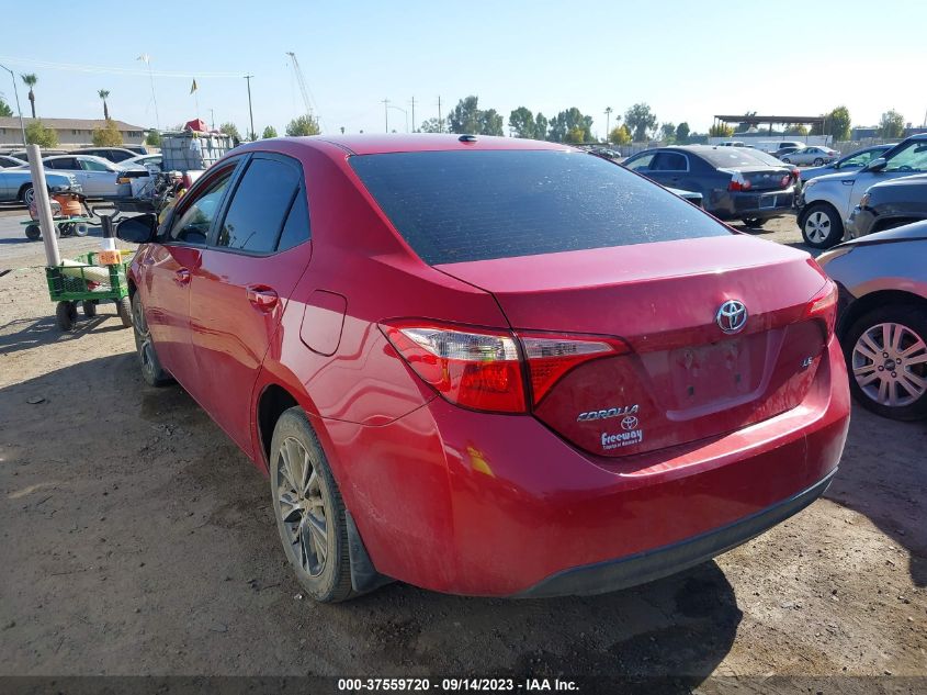 2017 TOYOTA COROLLA LE - 2T1BURHEXHC843397
