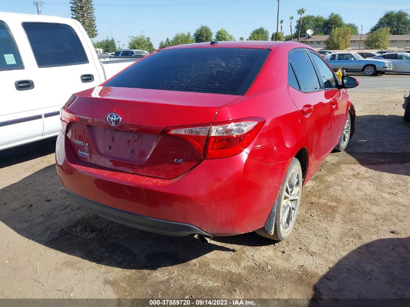 2017 TOYOTA COROLLA LE - 2T1BURHEXHC843397