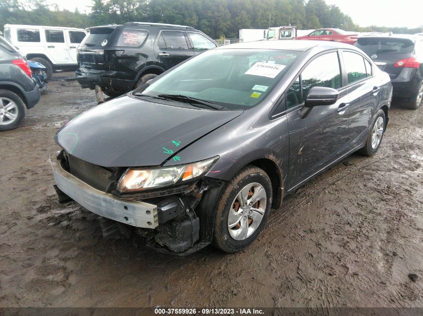 2014 HONDA CIVIC SEDAN LX - 19XFB2F50EE001747