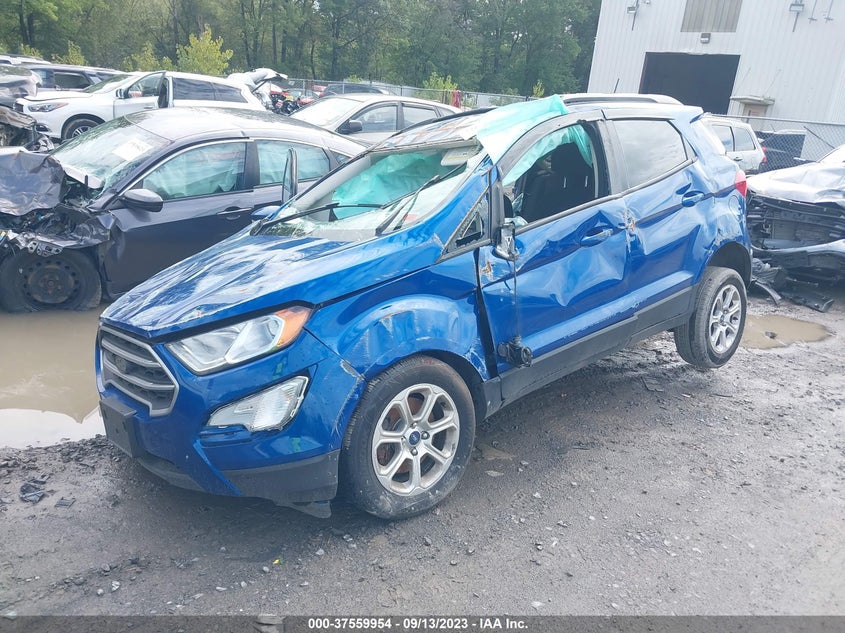 VIN MAJ6S3GLXLC318917 2020 FORD ECOSPORT SE