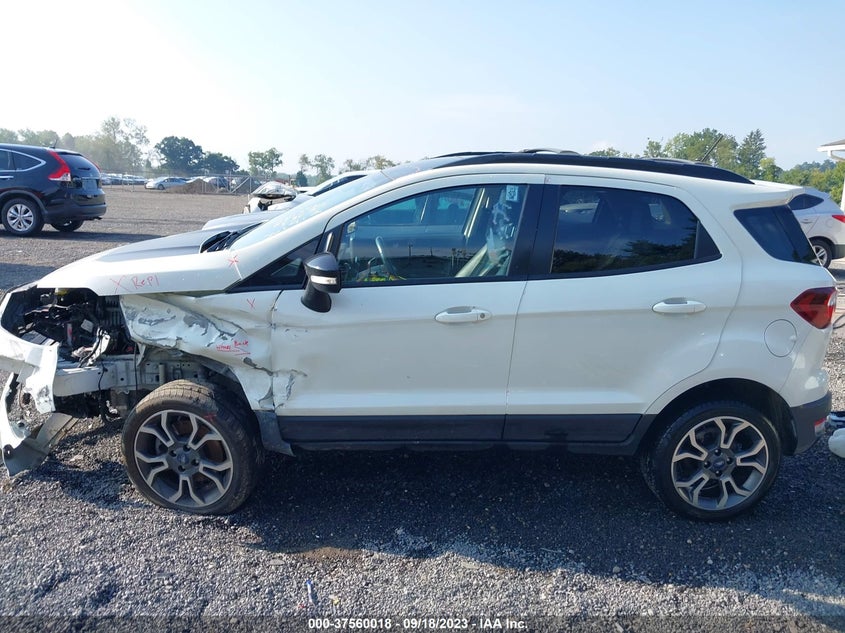 VIN MAJ6S3JL4KC301912 2019 FORD ECOSPORT SES
