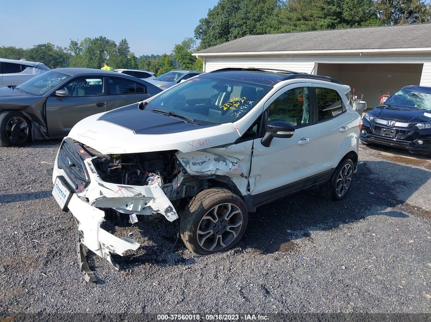 VIN MAJ6S3JL4KC301912 2019 FORD ECOSPORT SES
