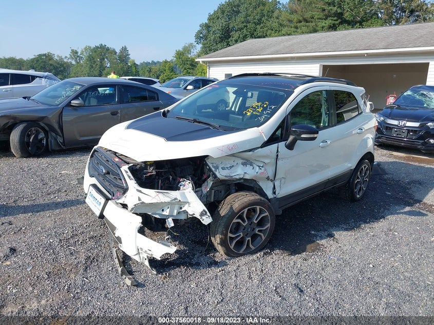 VIN MAJ6S3JL4KC301912 2019 FORD ECOSPORT SES