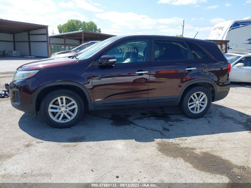 2014 KIA SORENTO LX - 5XYKTCA68EG532151