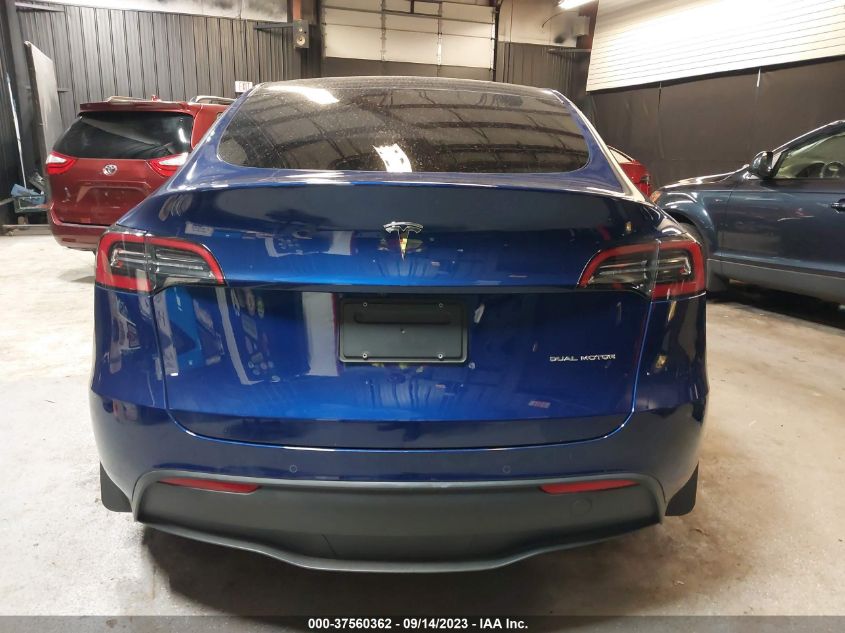 2022 TESLA MODEL Y LONG RANGE - 7SAYGDEE0NF373691