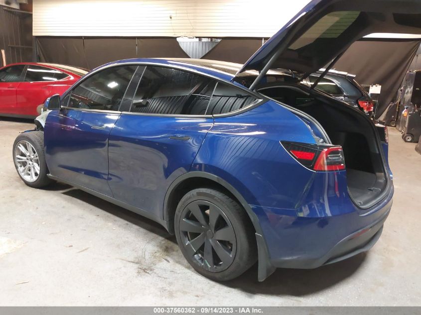 2022 TESLA MODEL Y LONG RANGE - 7SAYGDEE0NF373691