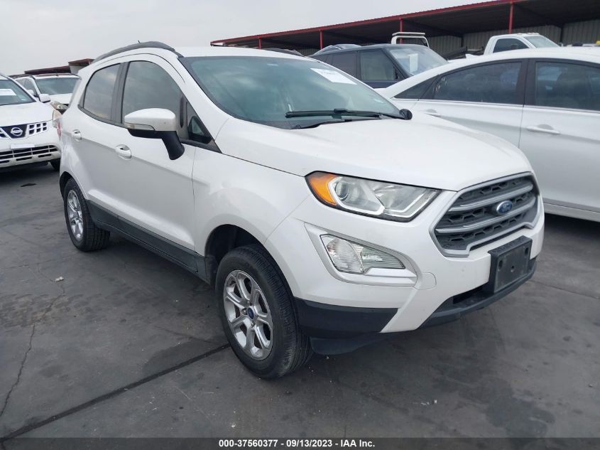 MAJ3S2GE0KC288856 FORD ECOSPORT SE 2019