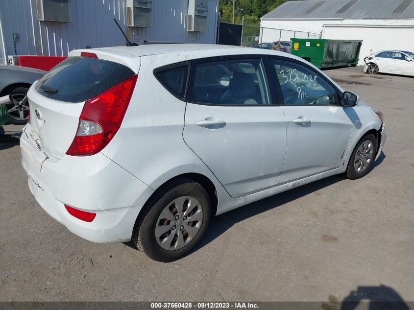 2016 HYUNDAI ACCENT SE - KMHCT5AE9GU258723