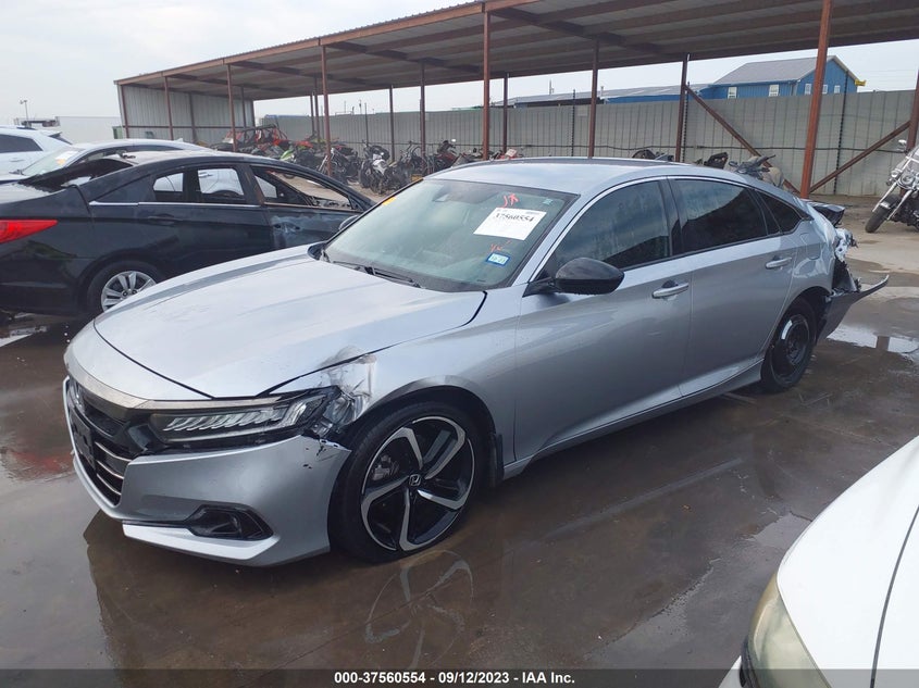 VIN 1HGCV1F49MA116698 2021 HONDA ACCORD SEDAN SPORT SE
