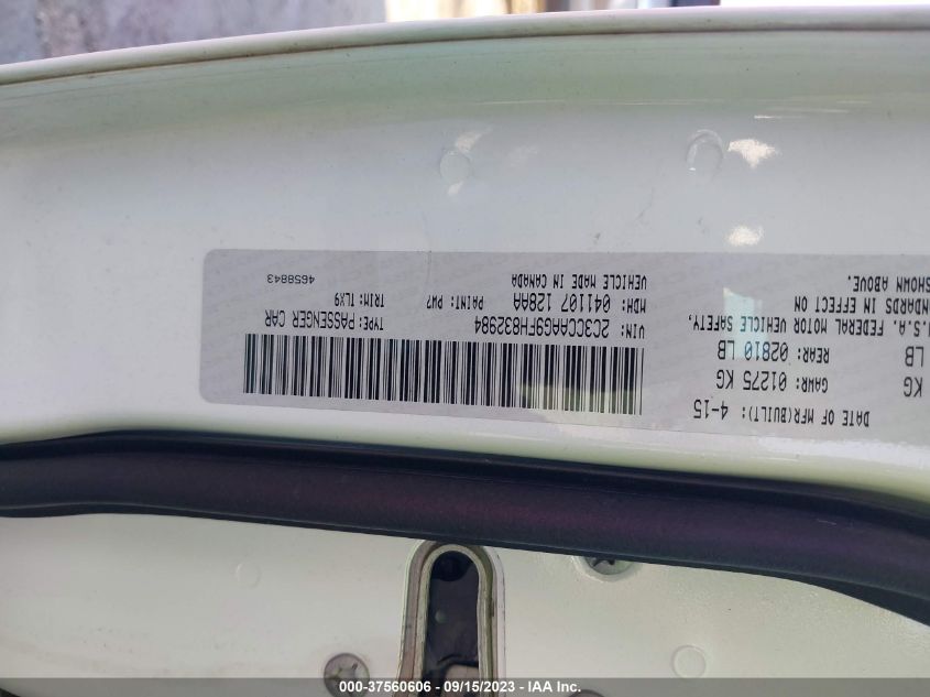 2015 CHRYSLER 300 LIMITED - 2C3CCAAG9FH832984