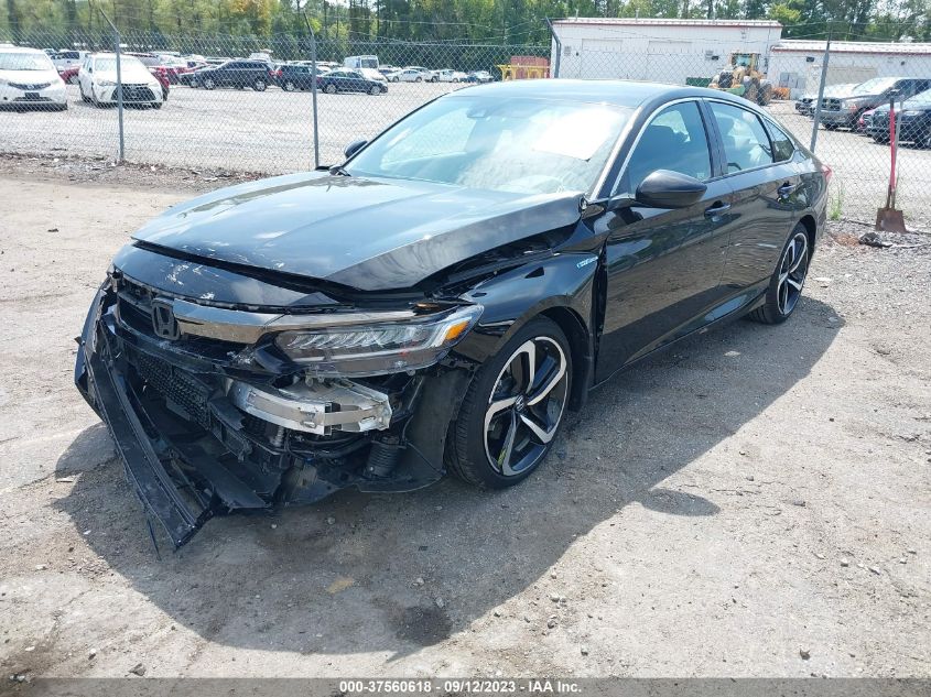 1HGCV3F27NA036568 Honda Accord Hybrid SPORT 2