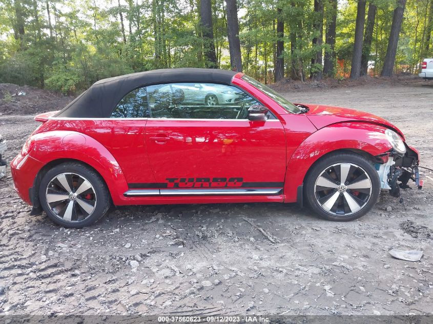 2013 VOLKSWAGEN BEETLE CONVERTIBLE 2.0T 3VW7T7AT6DM833177
