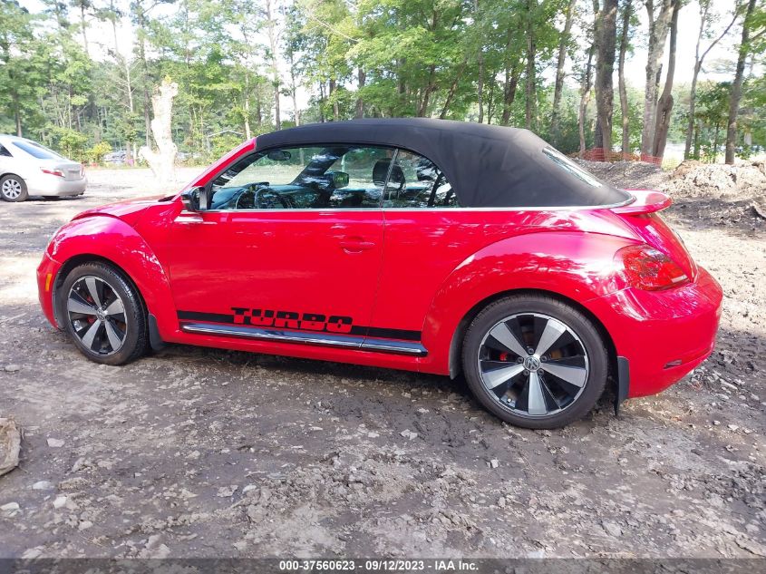 2013 VOLKSWAGEN BEETLE CONVERTIBLE 2.0T 3VW7T7AT6DM833177