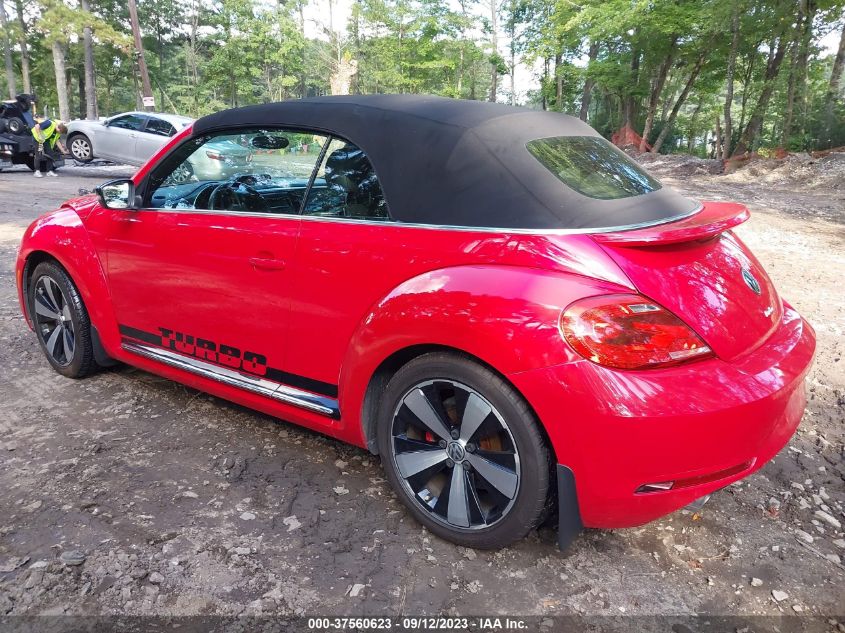 2013 VOLKSWAGEN BEETLE CONVERTIBLE 2.0T 3VW7T7AT6DM833177