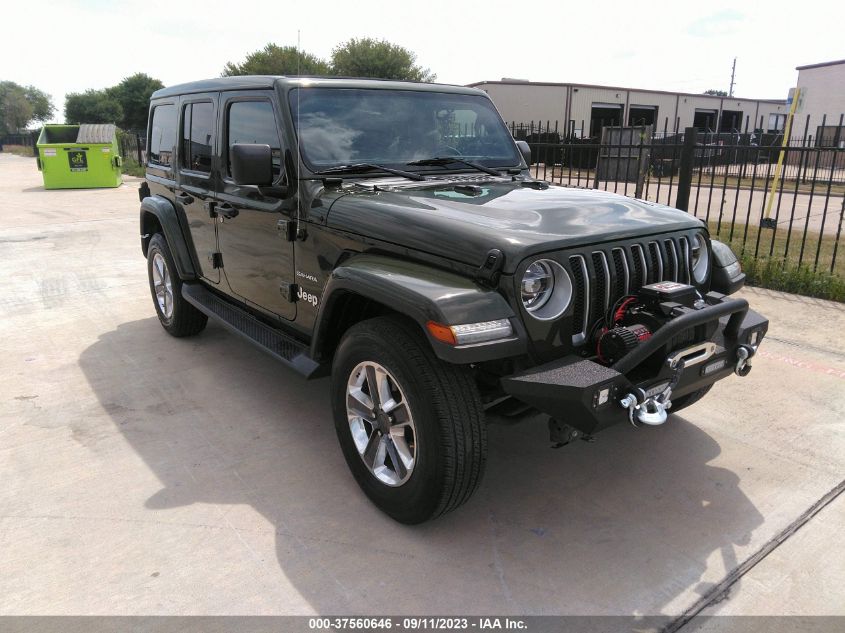 2021 JEEP WRANGLER UNLIMITED SAHARA 4X4 - 1C4HJXEG4MW590480