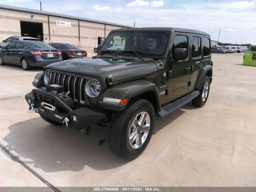 2021 JEEP WRANGLER UNLIMITED SAHARA 4X4 - 1C4HJXEG4MW590480