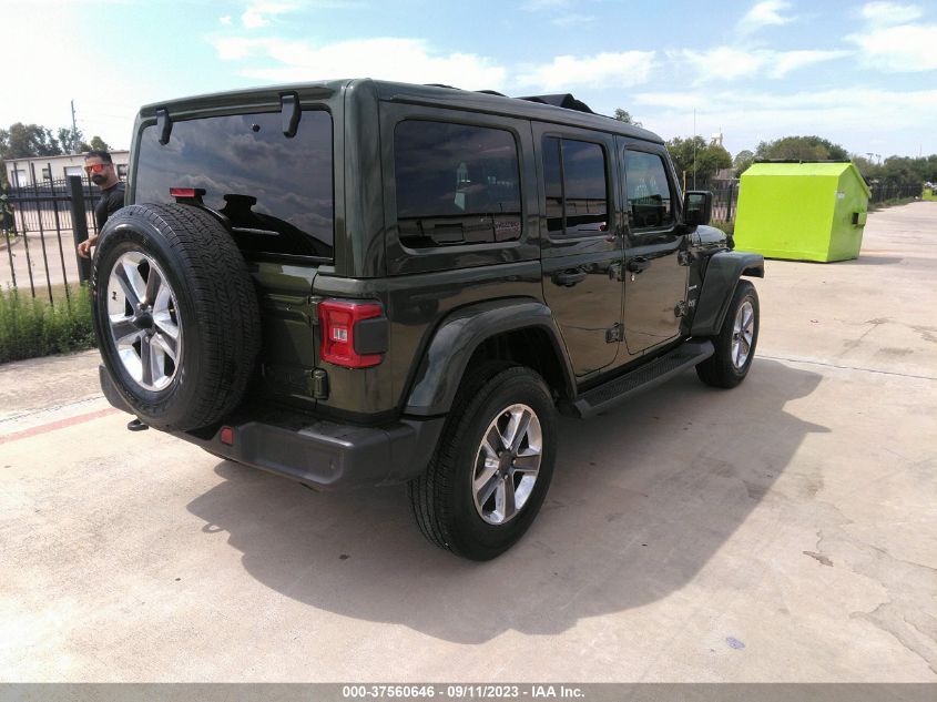 2021 JEEP WRANGLER UNLIMITED SAHARA 4X4 - 1C4HJXEG4MW590480