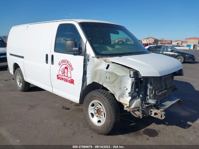 2015 CHEVROLET EXPRESS CARGO VAN - 1GCWGFCF8F1283050