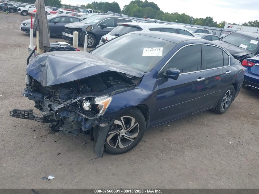 2016 HONDA ACCORD SEDAN LX - 1HGCR2F35GA057462