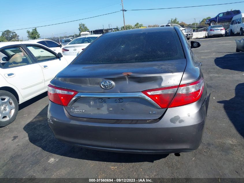 2016 TOYOTA CAMRY XLE/SE/LE/XSE - 4T4BF1FK1GR580028
