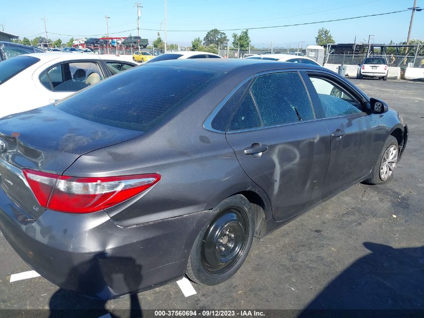 2016 TOYOTA CAMRY XLE/SE/LE/XSE - 4T4BF1FK1GR580028