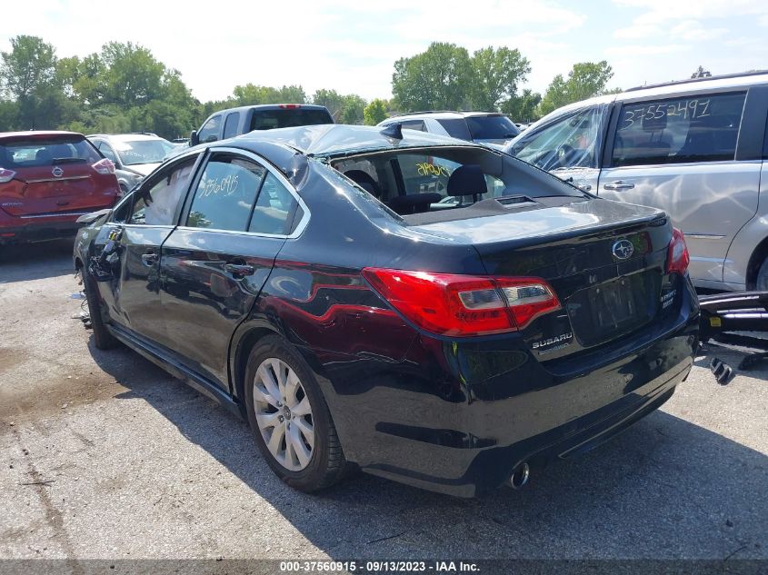 2016 SUBARU LEGACY 2.5I PREMIUM - 4S3BNAC6XG3057637