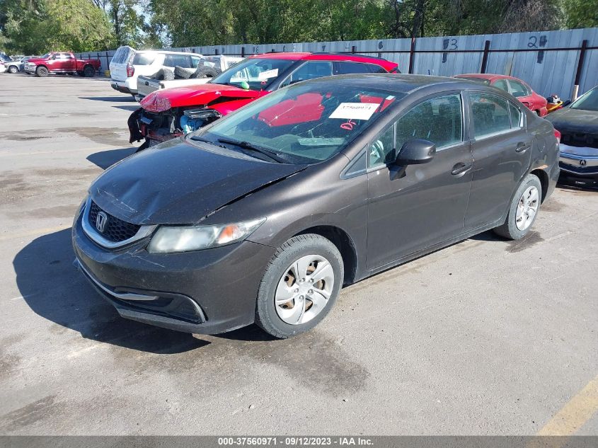 2013 HONDA CIVIC SDN LX - 2HGFB2F58DH595332