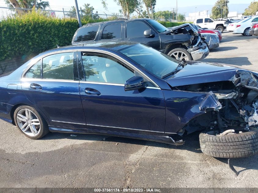 2013 MERCEDES-BENZ C-CLASS C 250 - WDDGF4HB1DR267214