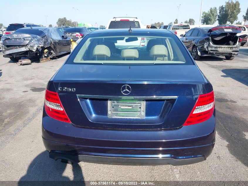 2013 MERCEDES-BENZ C-CLASS C 250 - WDDGF4HB1DR267214