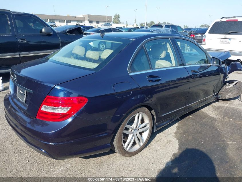 2013 MERCEDES-BENZ C-CLASS C 250 - WDDGF4HB1DR267214