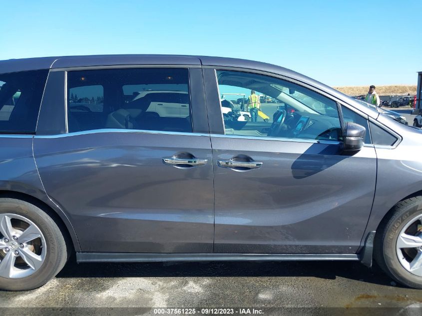 2018 HONDA ODYSSEY EX-L - 5FNRL6H76JB067627