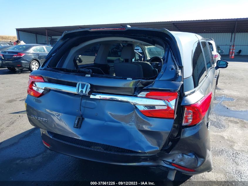 2018 HONDA ODYSSEY EX-L - 5FNRL6H76JB067627