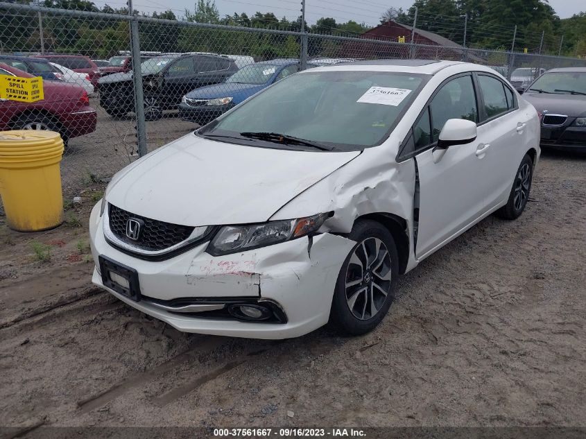 2013 HONDA CIVIC SDN EX-L - 19XFB2F96DE214736