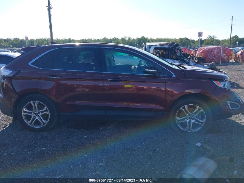 2015 FORD EDGE TITANIUM 2FMTK4K83FBB84726
