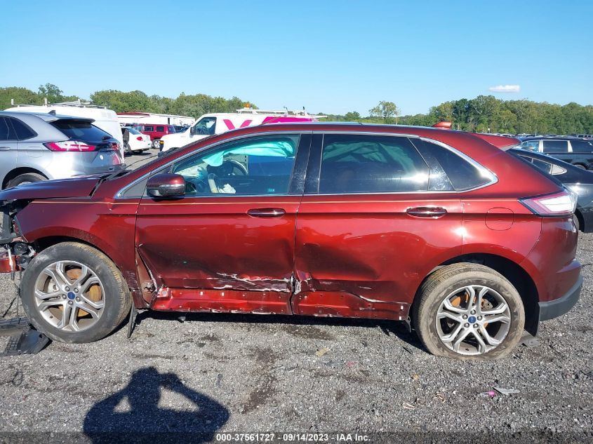 2015 FORD EDGE TITANIUM 2FMTK4K83FBB84726