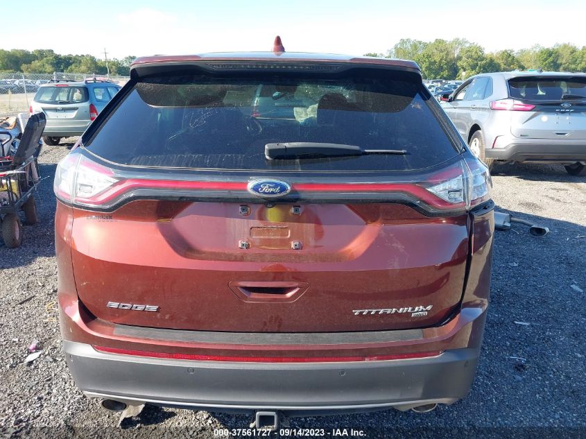 2015 FORD EDGE TITANIUM 2FMTK4K83FBB84726