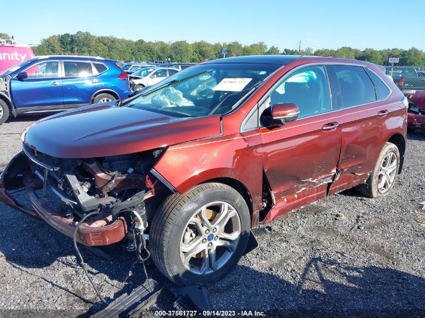 2015 FORD EDGE TITANIUM 2FMTK4K83FBB84726