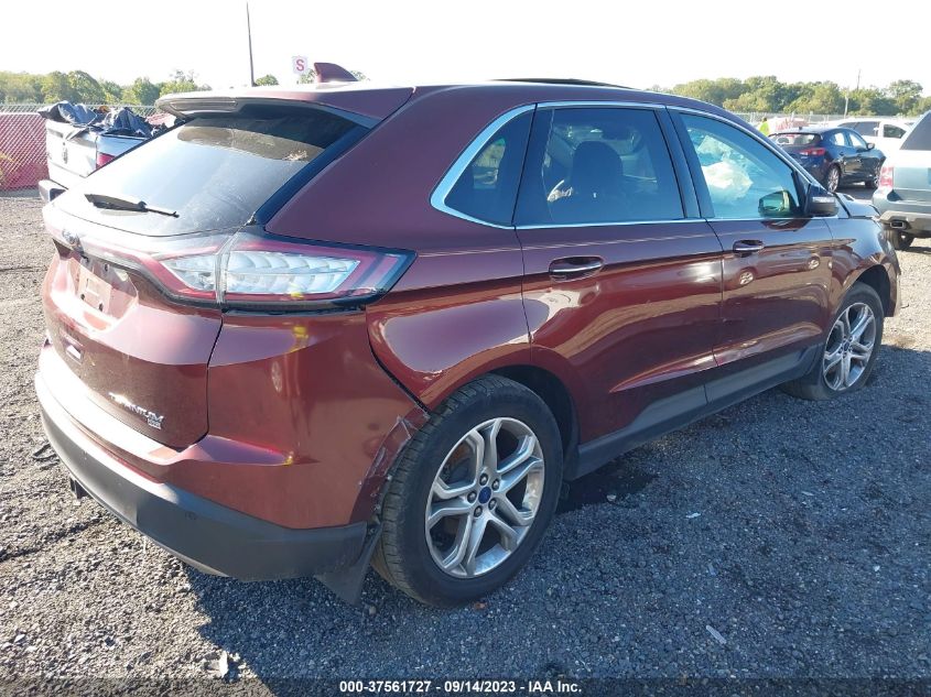 2015 FORD EDGE TITANIUM 2FMTK4K83FBB84726