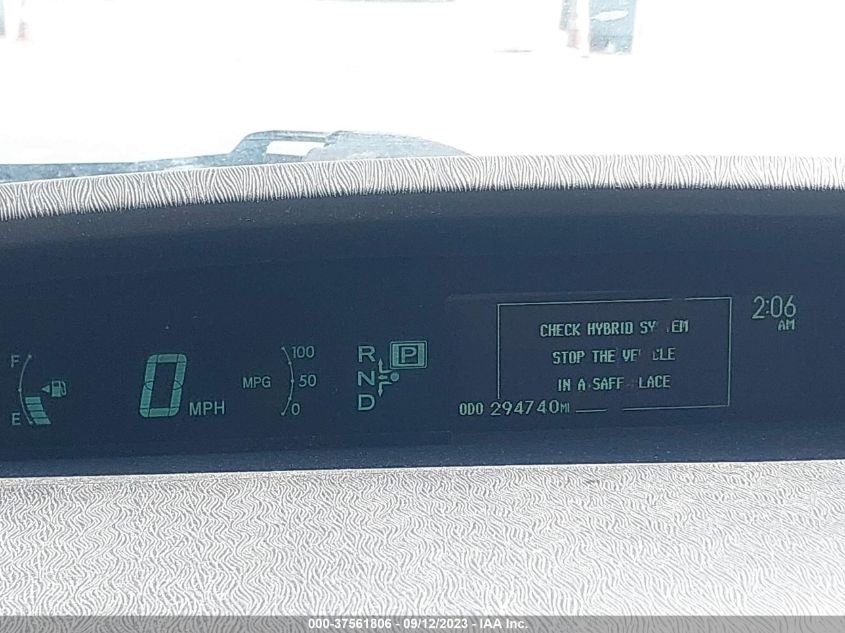 2013 TOYOTA PRIUS ONE/TWO/THREE/FOUR/FIVE - JTDKN3DU0D5682864