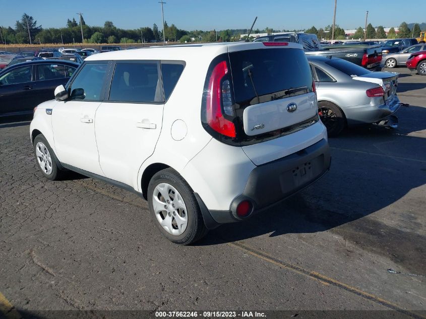 2015 KIA SOUL BASE - KNDJN2A22F7790564