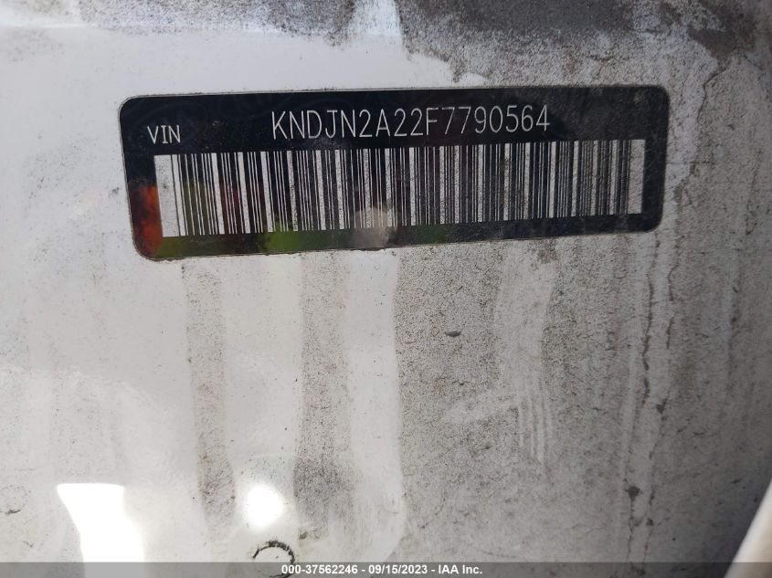 2015 KIA SOUL BASE - KNDJN2A22F7790564