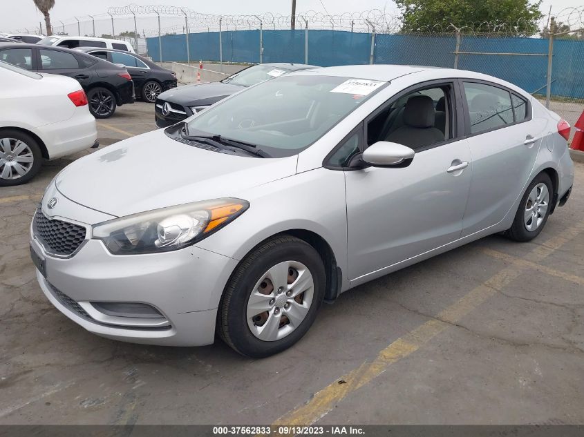 2015 KIA FORTE LX - KNAFK4A68F5359488